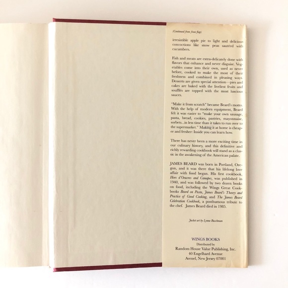 The New James Beard Cookbook Hardcover Recipe Book - Picture 8 of 8